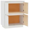 vidaXL Kredens biały 60x34x75 cm lite drewno sosnowe Podgląd zdjęcia produktu 6