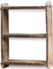 LS-LebenStil Vintage Holz Wandregal 31x25cm Braun ️ Produktbild-Vorschau 3