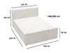 GrainGold Boxspringbett Lunaris  140x200 - Bett mit Produktbild-Vorschau 9