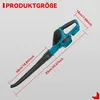 Akumulatorowa dmuchawa do liści Elektryczna dmuchawa do Podgląd zdjęcia produktu 6