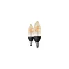 Two filament LED candle bulbs are shown against a white background. Anteprima dell’immagine prodotto