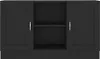 vidaXL Kredens czarny 120x30,5x70 cm Materiał Podgląd zdjęcia produktu 6
