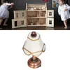 Miniaturní lampa v měřítku 1/12, bílá, celková výška 6 cm, Náhled obrázku produktu 8
