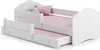 Letto matrimoniale Wave 160x80 bianco Anteprima dell’immagine prodotto 1