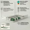 hERZtal Ortho Essential Green Taschenfederkernmatratze Produktbild-Vorschau 6