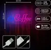 Forever Light Neon PLEXI LED COFFEE pink blue NNE11, Náhled obrázku produktu 12