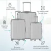 Voyagoux® - Set di valigie da viaggio - 3 pezzi - Valigia Anteprima dell’immagine prodotto 10