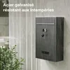 Wiltec Boîte aux lettres murale verrouillable V2 anthracite Voir les images du produit 7