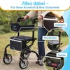 Rollator Faltbar und Leicht mit Sitz - NUR 5,95 KG - Produktbild-Vorschau 3