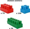 Three different types of building blocks are shown with their quantities. Náhľad obrázku produktu