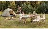 Rebel RBA-5600 Camping-Set – Klapptisch + 4 Stühle, beige Produktbild-Vorschau 12