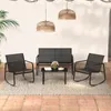 GOPLUS Gartenmöbel Set, Balkonmöbel Set mit Schaukelbank & Produktbild-Vorschau 10