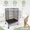 Mobiclinic Cage à oiseaux XL Pets Roues de transport Cages Voir les images du produit 2