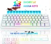 Lexonelec K61 60% White Gaming Keyboard Mini PC RGB Produktbild-Vorschau 6