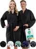 heimtexland ® Bademantel Waffelpique Reisebademantel Produktbild-Vorschau 2