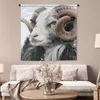 MuchoWow® Wandteppich Wandbehang Schafe - Horn - Tiere Produktbild-Vorschau 5