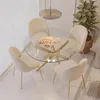 Runder Tisch Ø120 cm mit gehärteter Glasplatte und Produktbild-Vorschau 4