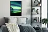 MuchoWow® Gerahmtes Poster Nordlicht - Norwegen - Eis - Produktbild-Vorschau 5