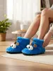 Sesamstraße Hausschuhe - Krümelmonster 3D Plüsch Booties Produktbild-Vorschau 4