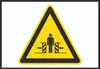 Achtung Quetschgefahr Symbol A3 (297x420mm) Schild Produktbild-Vorschau 1