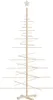 vidaXL Arbre de Noël en bois à décorer 180 cm Pin massif Voir les images du produit 1