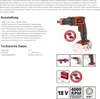 Akumulátorový šroubovák na sádrokarton Einhell TE-DY 18 Li Náhled obrázku produktu 37