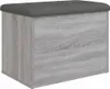 Panca con contenitore Grey Sonoma 62x42x45 cm Materiale a Anteprima dell’immagine prodotto 1