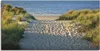 ARTland Leinwandbild Strandaufgang Größe: 40x20 cm Produktbild-Vorschau 1