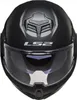 LS2, casco modulare da moto ADVANT SOLID Matt Black, L Anteprima dell’immagine prodotto 3