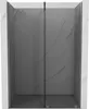 Mexen Velar porte doccia scorrevoli 160 cm, grafite, gun Anteprima dell’immagine prodotto 1