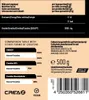 A product label with nutritional information, comparison table, and manufacturer details. Produktbild-Vorschau