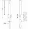 Mexen Zero R70 Badewannenset, Schwarz - 71103R70-70 Produktbild-Vorschau 4