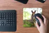 MuchoWow® Mauspad Mousepad Pferd - Natur - Zaun 20x20 cm - Produktbild-Vorschau 4