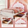 A child's bedroom with a princess-themed bed. Anteprima dell’immagine prodotto