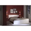 BOSTON Lit adulte contemporain - Décor blanc - L 140 x l Voir les images du produit 2