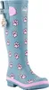 Lazy Dogz - Damen Gummistiefel "Cookie", Pfoten-Muster Produktbild-Vorschau 1