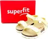 Superfit Mädchen Klett Sandale gelb mit bunten Sprengeln Produktbild-Vorschau 1