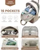 Rucksack Damen 15,6 Zoll Laptop Schulrucksack Wasserdicht Produktbild-Vorschau 3