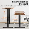 Biurko COSTWAY 120x60cm z regulacją wysokości, elektryczne Podgląd zdjęcia produktu 4