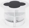 sweeek - Kindertisch mit Tafel und 4 Hocker - Weiß Produktbild-Vorschau 3