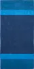 Dyckhoff Saunatuch Two-Tone-Stripe blau, 100 x 200 cm Produktbild-Vorschau 1