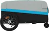 vidaXL Fahrradanhänger Schwarz und Blau 45 kg Eisen Produktbild-Vorschau 6