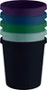A stack of five colorful buckets. Podgląd zdjęcia produktu