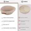 21-teiliges Gärkörbchen Set aus Baumwollseil, 25 cm rund & Produktbild-Vorschau 5