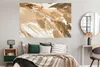 MuchoWow® Poster Gold - Beige - Abstrakt 180x120 cm - Produktbild-Vorschau 4