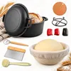 26 cm Gusseisen Brotbacktopf inkl. Gärkorb – Brottopf mit Produktbild-Vorschau 3