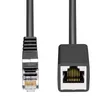 S-IMPULS RJ45-Patchkabelverlängerung, 0,5 m, schwarz, CAT.7 Produktbild-Vorschau 6