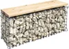Gartenbank bellissa Gabione 100 x 30 x 46 cm Produktbild-Vorschau 2