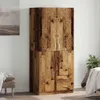 vidaXL Armadio in legno vecchio 80x52x180 cm Materiale a Anteprima dell’immagine prodotto 3
