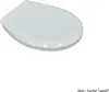 A white toilet seat lid is shown from a slightly elevated angle against a white background. Anteprima dell’immagine prodotto